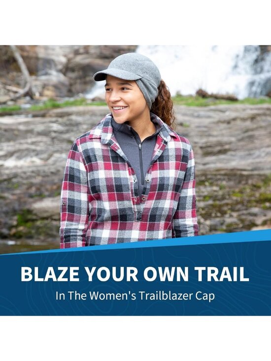 Cozy Fleece Ponytail Winter Hat | Reflective, Breathable, Moisture-Wicking, Ear